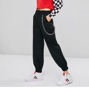 Chain Embellished Joggers